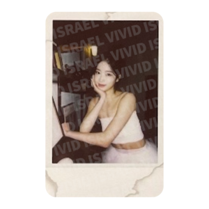 LE SSERAFIM KAZUHA - UNFORGIVEN INSTANT Photocard