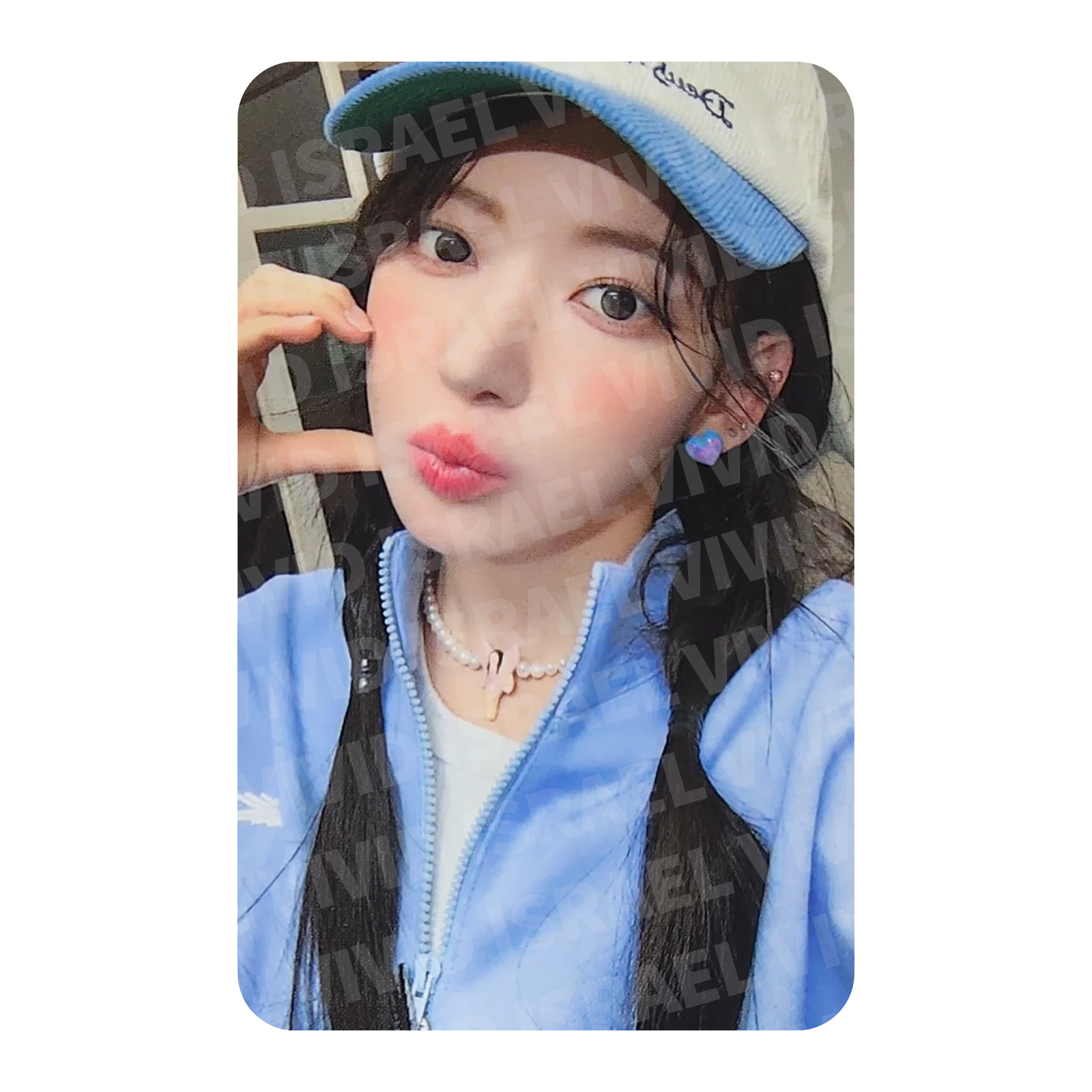 LE SSERAFIM SAKURA - UNFORGIVEN Music Korea Photocard