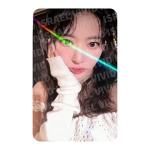 LE SSERAFIM SAKURA - UNFORGIVEN KM Station Photocard