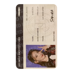 LE SSERAFIM SAKURA - SEASON'S GREETINGS 2023 Photocard