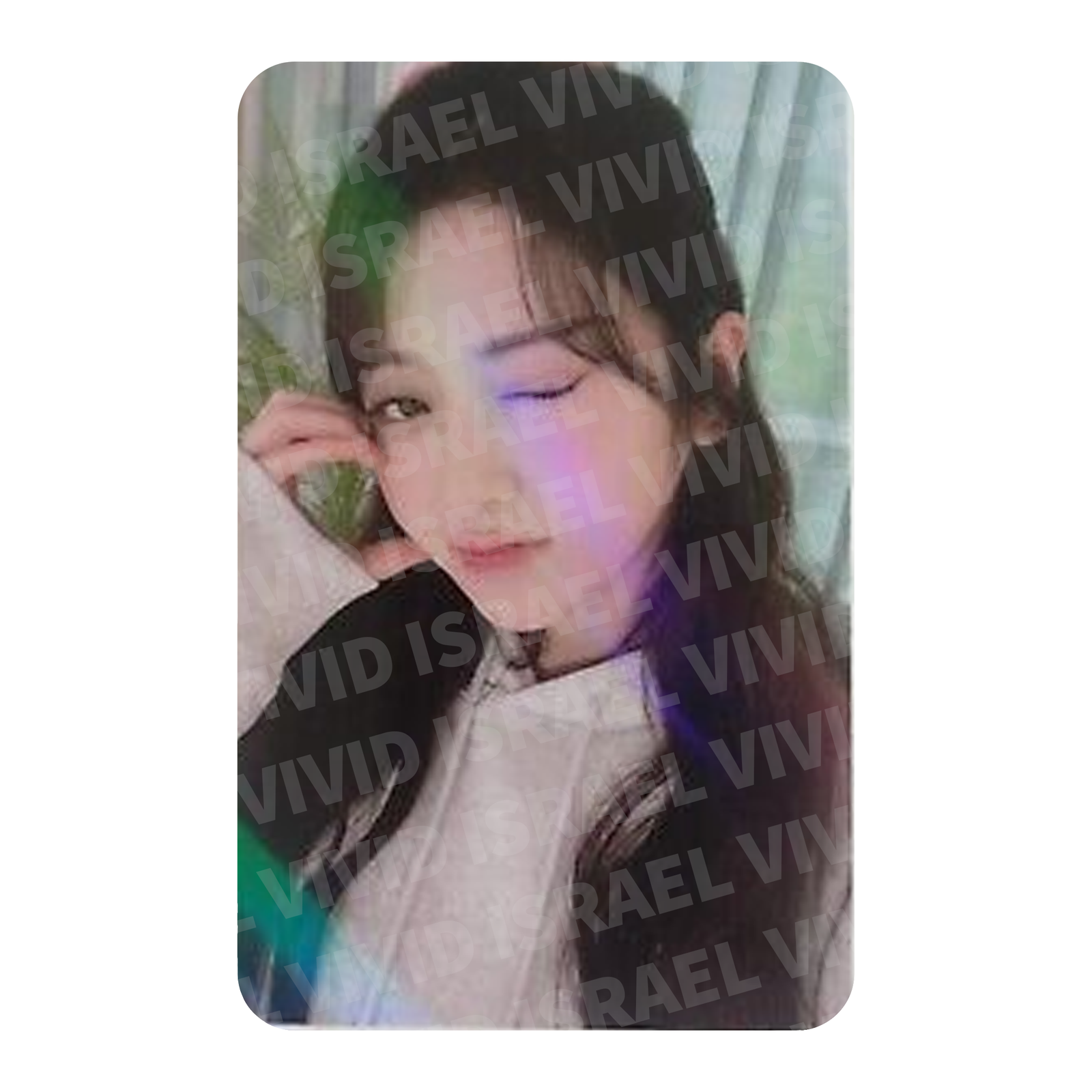 LE SSERAFIM YUNJIN - UNFORGIVEN KM Station Photocard