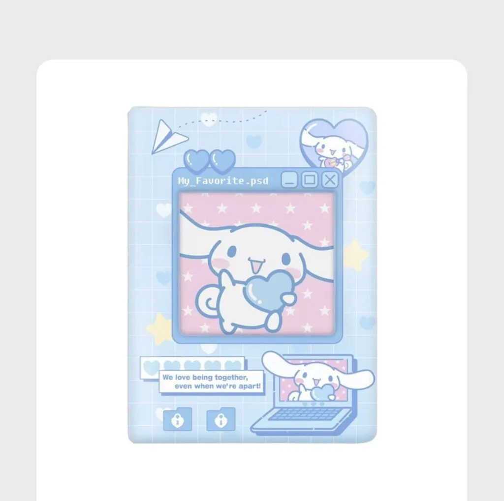 מיני קלסר לקלפי אספנות – SANRIO CINNAMONROLL