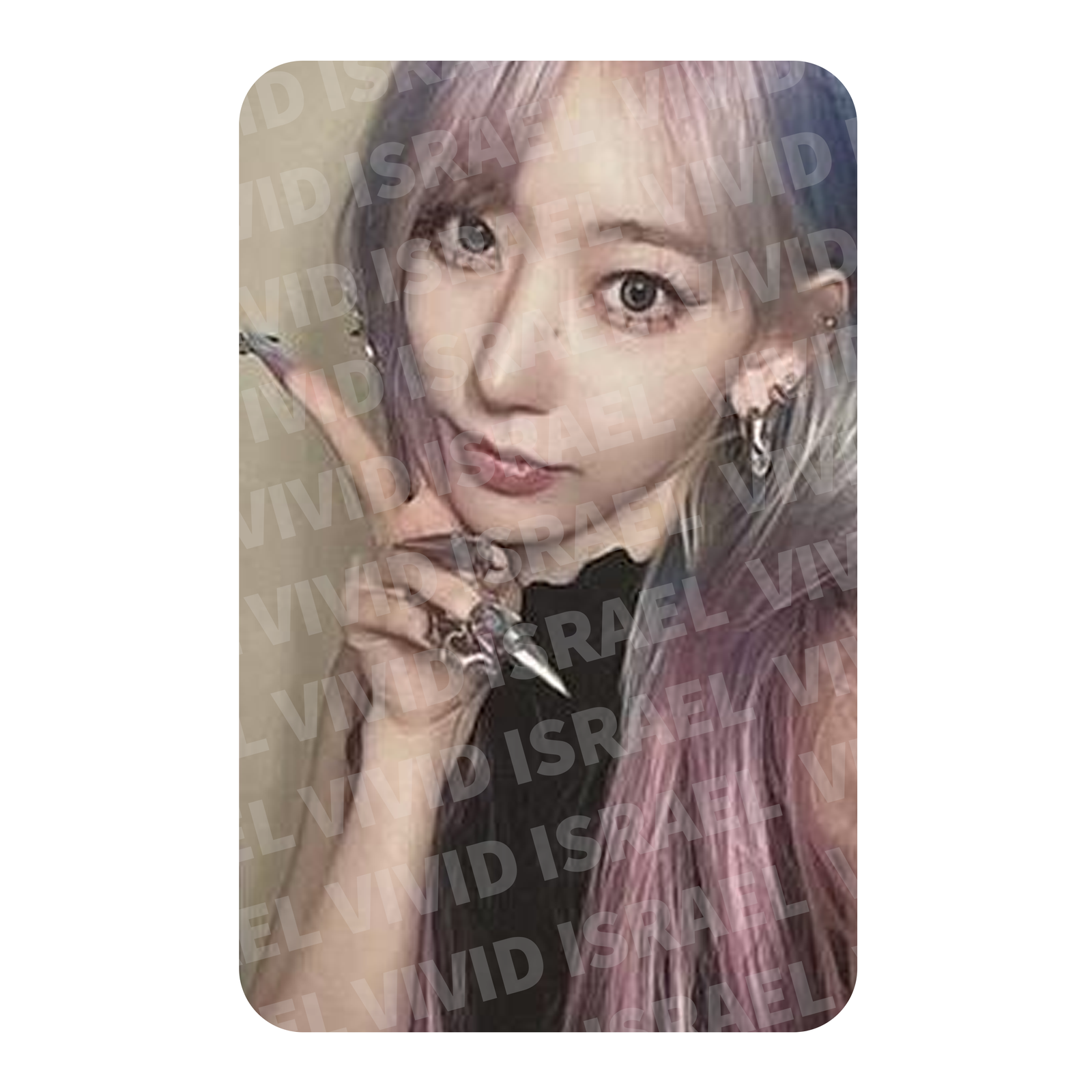 LE SSERAFIM SAKURA - CRAZY Balaclava version Photocard