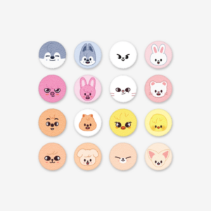 Stray Kids - [5th Fanmeeting [SKZ 5'CLOCK MD]] SKZOO SECRET BOUCLE CAN BADGE