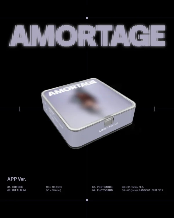 JISOO - Mini Album [AMORTAGE] APP Ver.