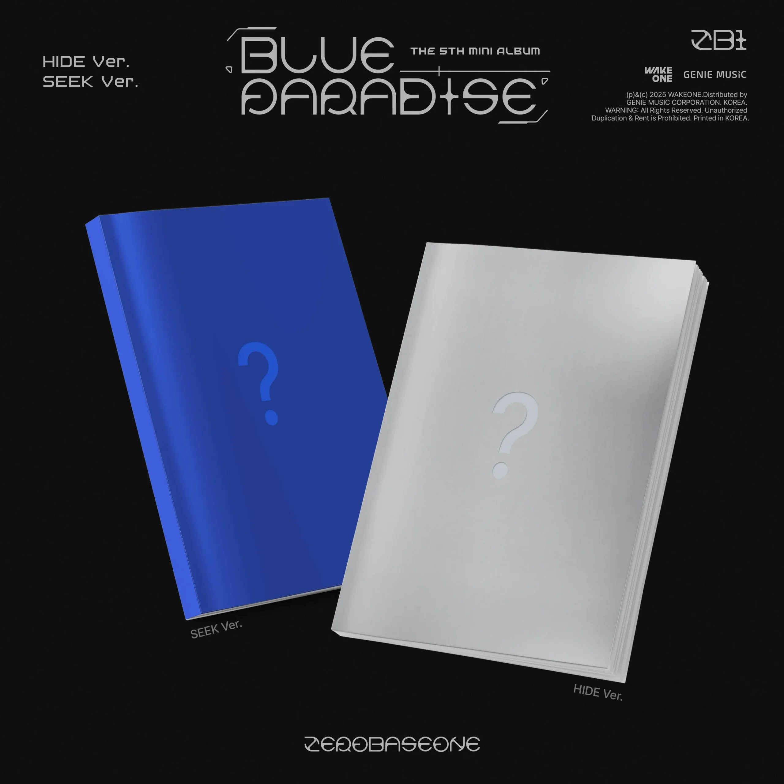 ZEROBASEONE - The 5th Mini Album [BLUE PARADISE] Standard Ver