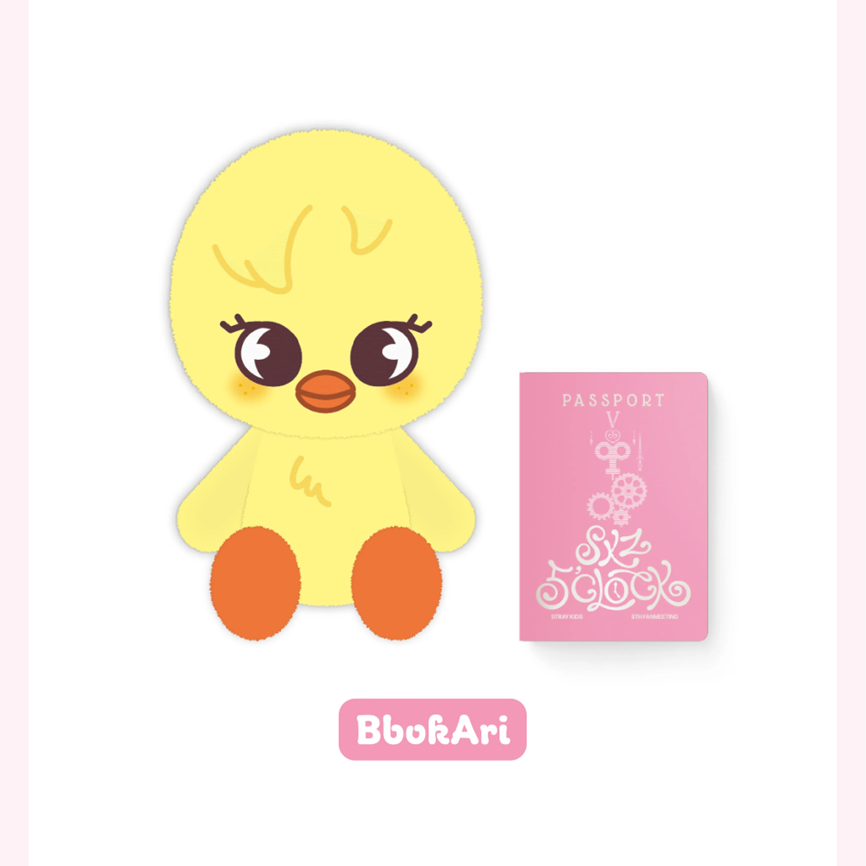 Stray Kids - [5th Fanmeeting [SKZ 5'CLOCK MD]] SKZOO PLUSH TEDDYBEAR Felix Ver