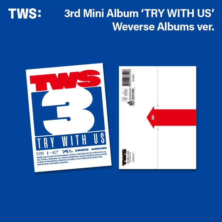 TWS - 3rd Mini Album [TRY WITH US] Weverse Albums Ver