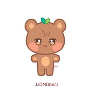 [בהזמנה מראש] ATEEZ - ATEEZ X ANITEEZ [ANITEEZ IN TREASURE MD] PLUSH DOLL JJONGbear