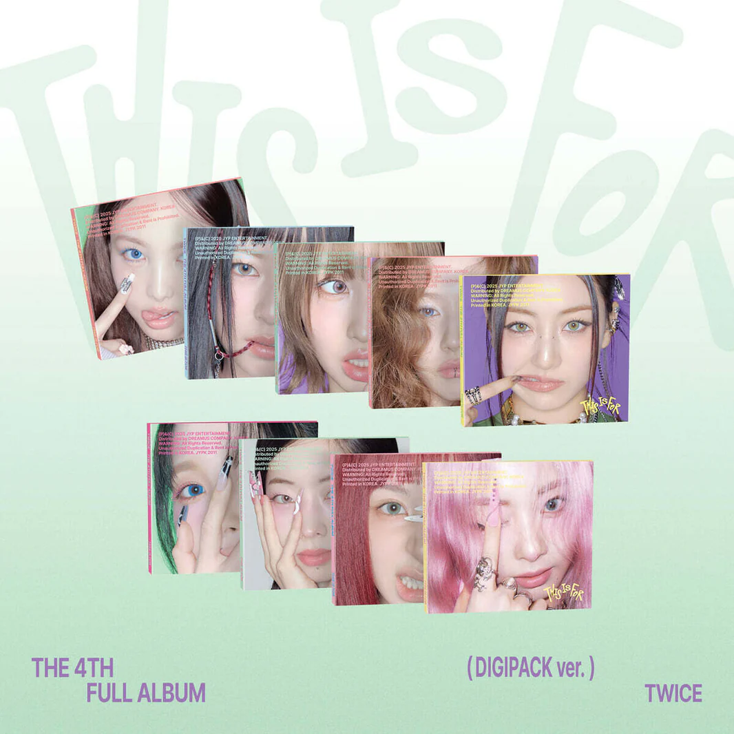 TWICE - 4TH FULL ALBUM [THIS IS FOR] (DIGIPACK Ver.) (Random Ver.)