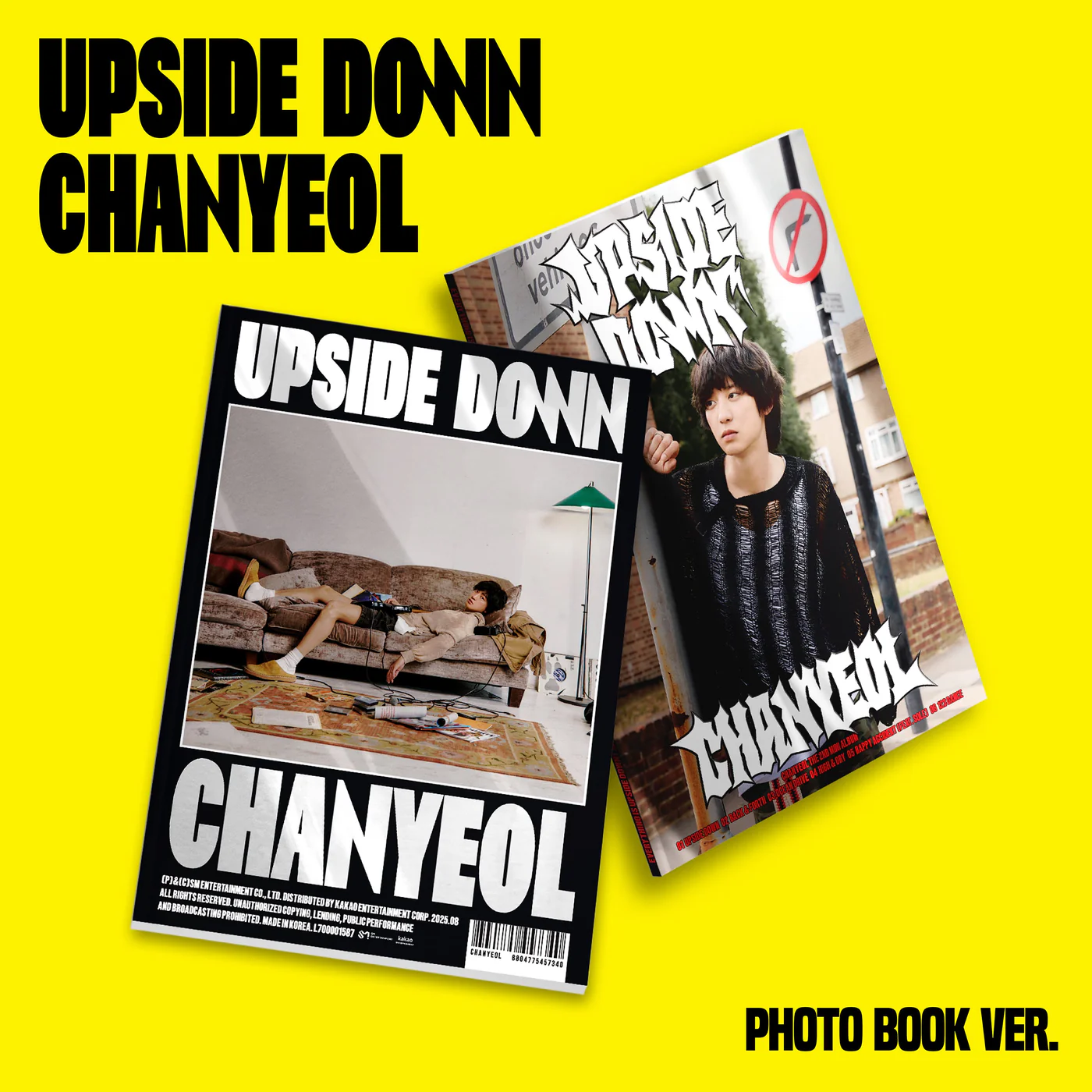CHANYEOL - 2nd Mini Album [Upside Down] (PHOTO BOOK Ver.) (Random Ver.)