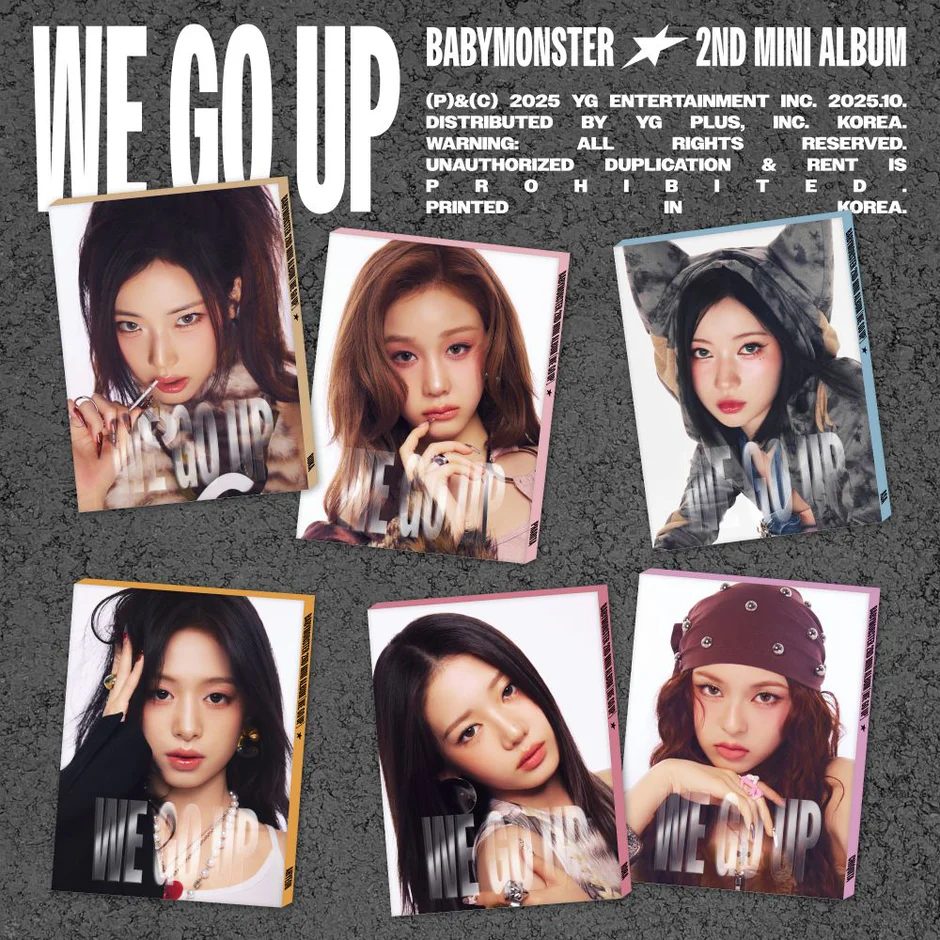 BABYMONSTER - 2nd MINI ALBUM [WE GO UP] PATTERN Ver. RANDOM