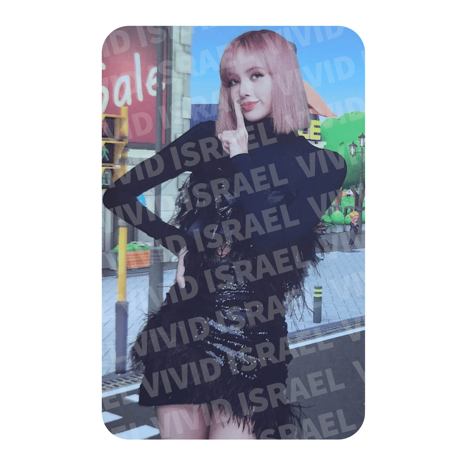 BLACKPINK LISA – THE GIRLS The Game Photocard