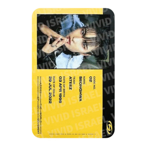ATEEZ SEONGHWA – THE WORLD EP.1 ID Photocard