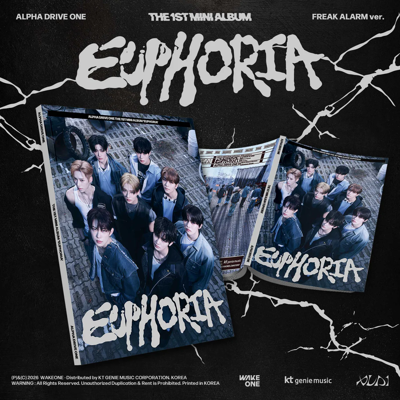 ALPHA DRIVE ONE - 1st Mini Album [EUPHORIA] (FREAK ALARM Ver.)