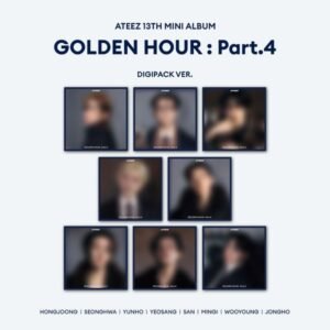 [בהזמנה מראש] ATEEZ - 13th Mini Album [GOLDEN HOUR : Part.4] (DIGIPACK Ver.) (Random Ver.)