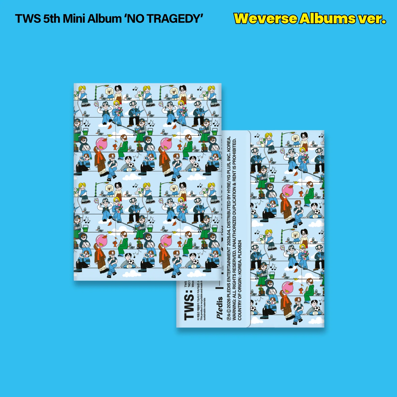 [בהזמנה מראש] TWS - 5th Mini Album [NO TRAGEDY] Weverse Albums Ver
