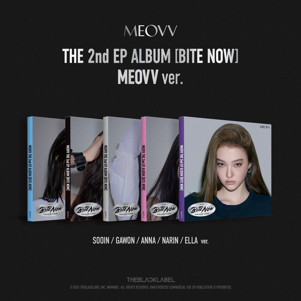 MEOVV - 2nd EP ALBUM [BITE NOW] MEOVV Ver
