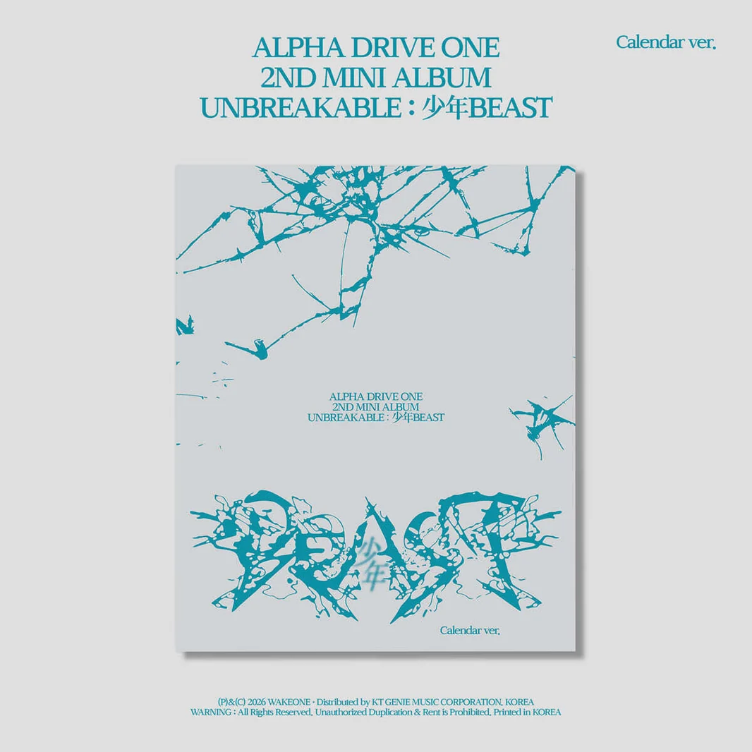 [בהזמנה מראש] ALPHA DRIVE ONE - 2nd Mini Album [UNBREAKABLE : 少年BEAST] Calendar Ver