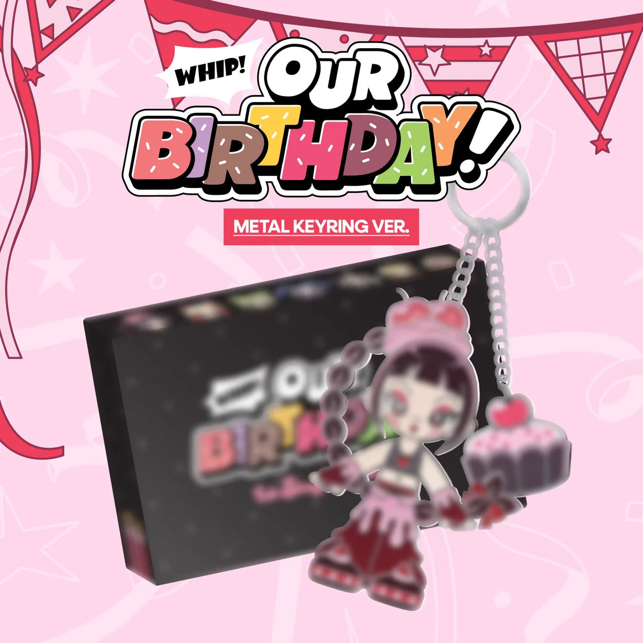 [בהזמנה מראש] OURBIRTHDAY - 1st Single Album [Our Birthday] METAL KEYRING Ver