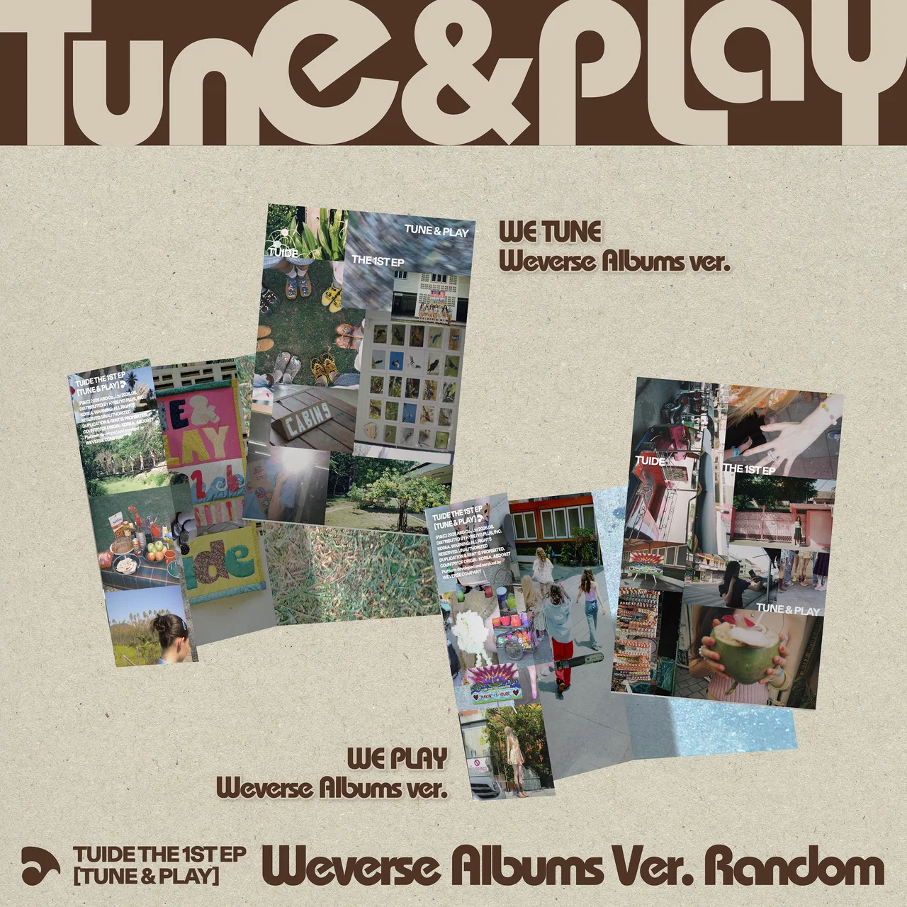 [בהזמנה מראש] TUIDE - The 1st EP [TUNE & PLAY] Weverse Albums Ver