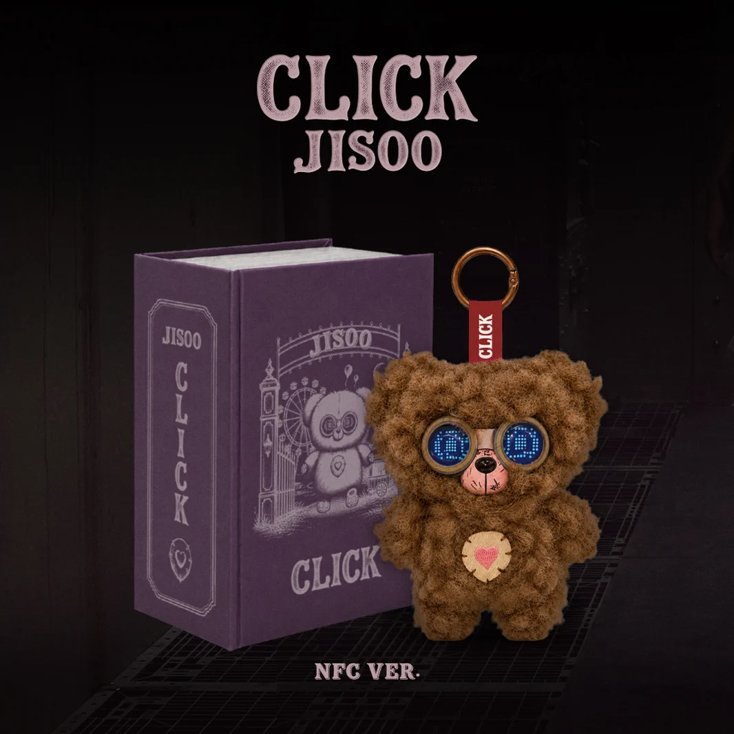 [בהזמנה מראש] JISOO - Single Album [CLICK] CLICK BABY BEAR NFC Ver