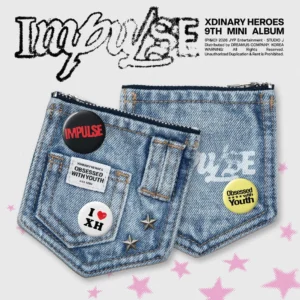 [בהזמנה מראש] Xdinary-Heroes - 9th Mini Album [IMPULSE] DENIM POUCH Ver